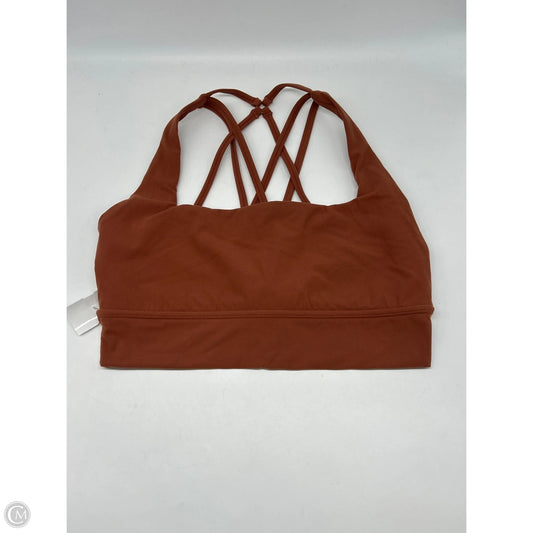Athletic Bra By Buffbunny In Brown, Size: L