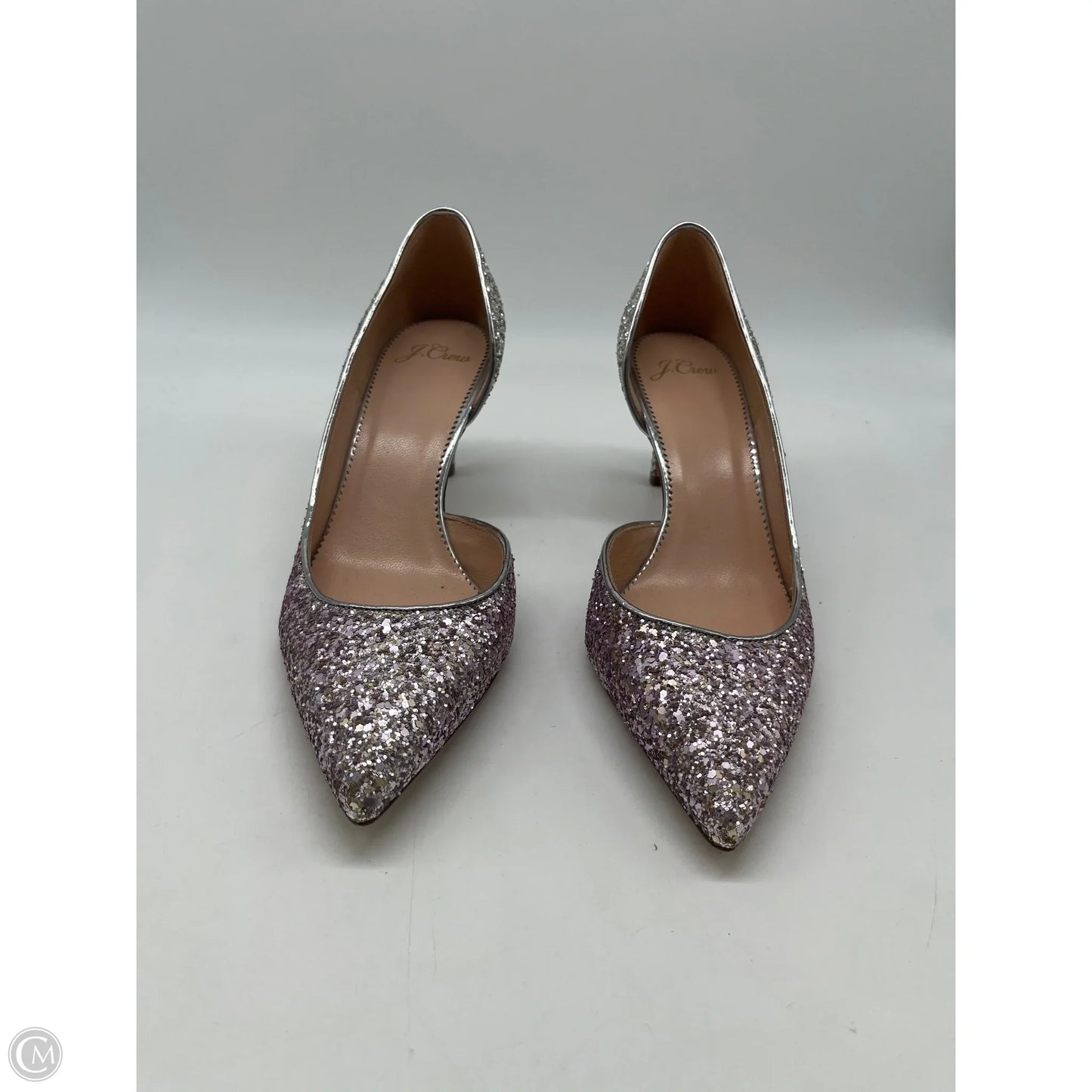 Shoes Heels Stiletto By J. Crew In Pink & Silver, Size: 7.5