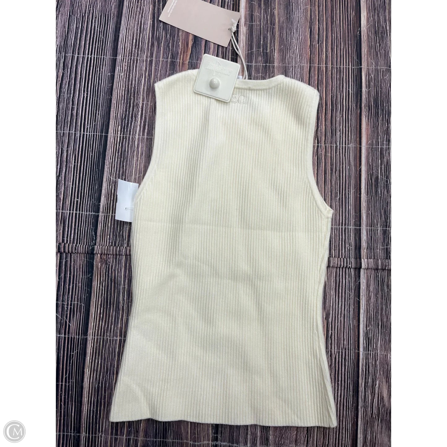Tank Top By Clothes Mentor In Cream, Size: S