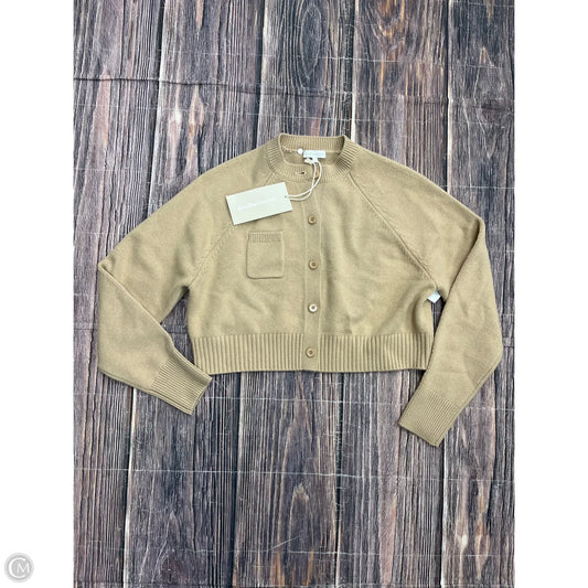 Sweater Cardigan By Clothes Mentor In Tan, Size: Xs