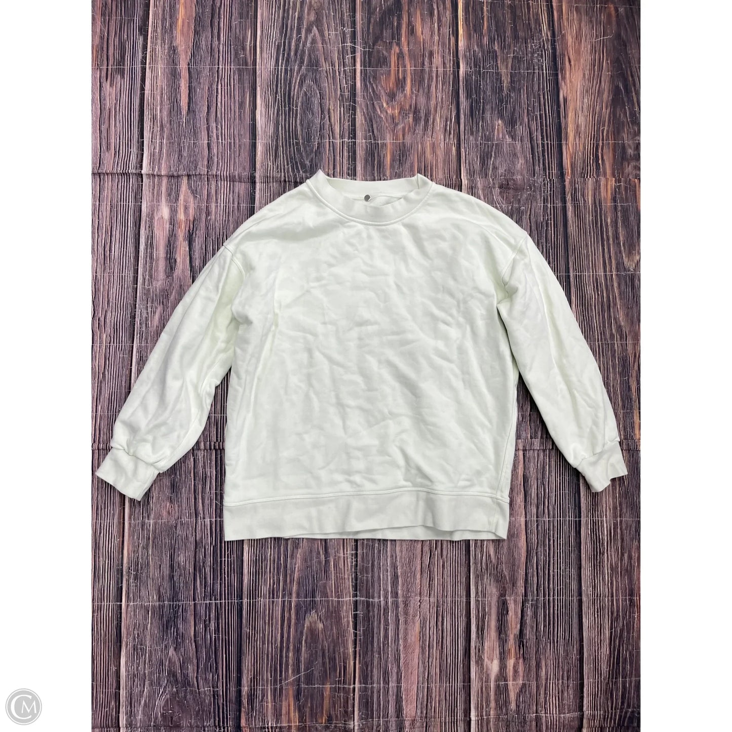 Sweatshirt Crewneck By Lululemon In Green, Size: M