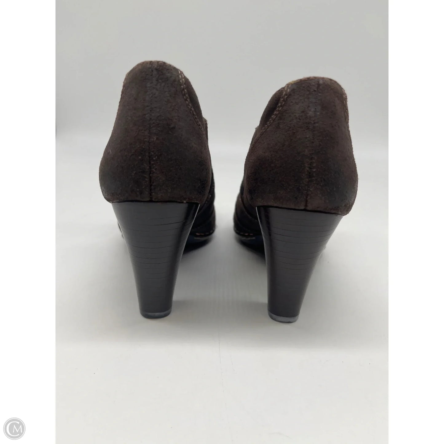 Shoes Heels Block By Sofft In Brown, Size: 6.5