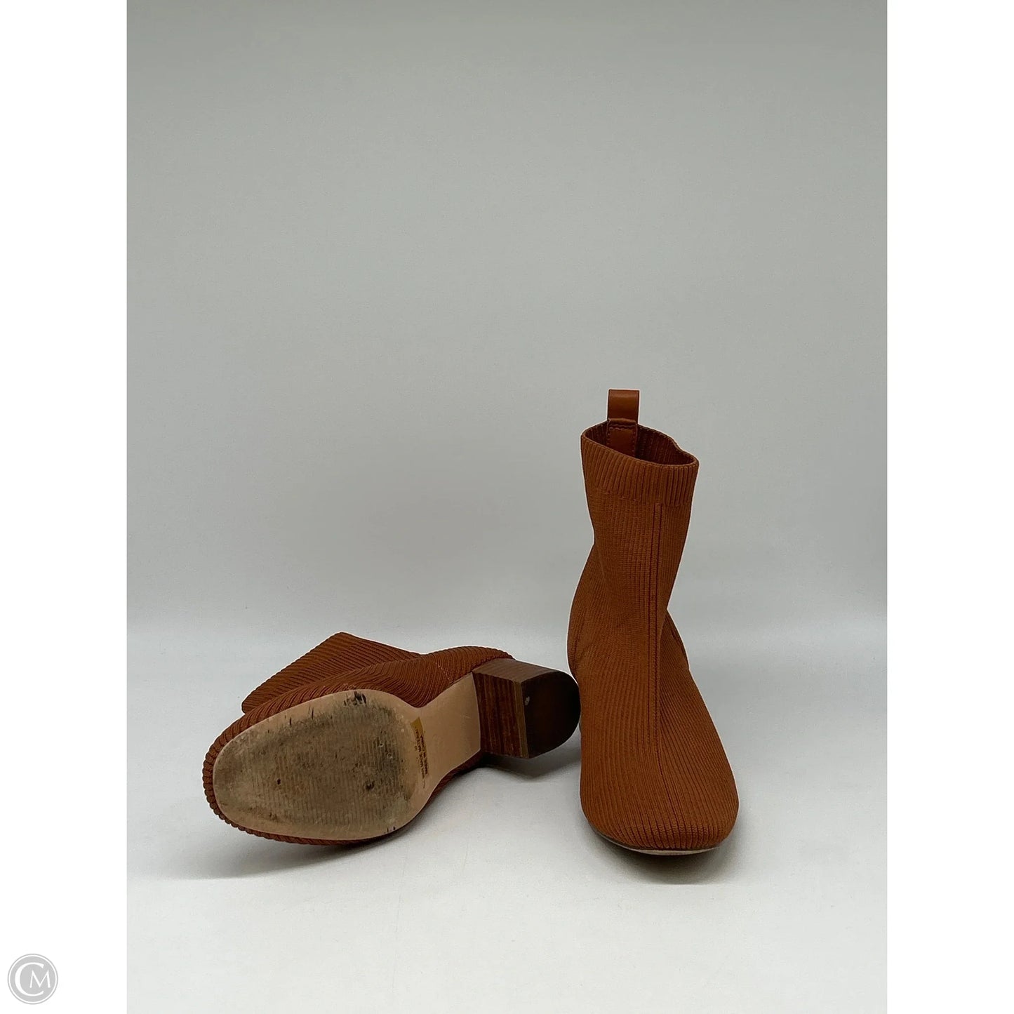 Boots Ankle Heels By Joie In Orange, Size: 8