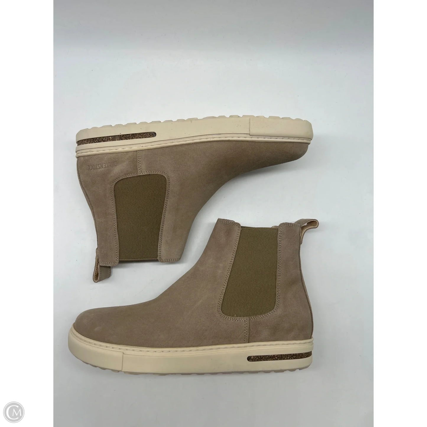 Boots Ankle Flats By Birkenstock In Tan, Size: 10