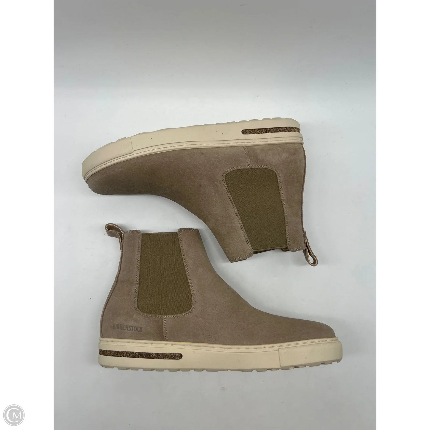 Boots Ankle Flats By Birkenstock In Tan, Size: 10