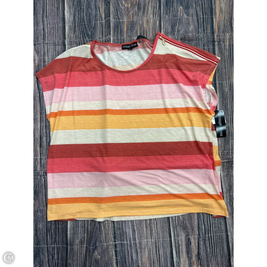 Top Short Sleeve By Clothes Mentor In Multi-colored, Size: 3x
