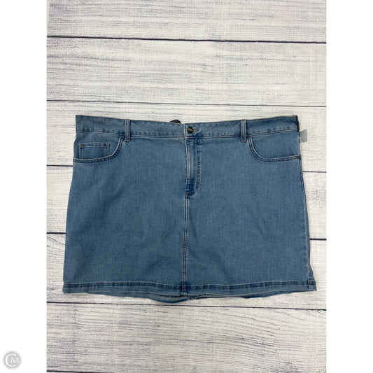Skort By Lee In Blue Denim, Size: 26
