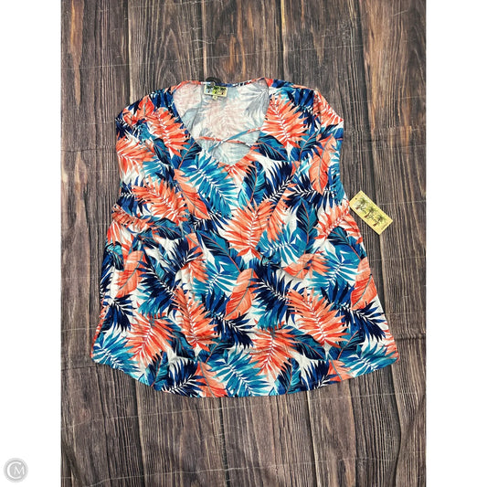 Top 3/4 Sleeve By Clothes Mentor In Multi-colored, Size: 3x