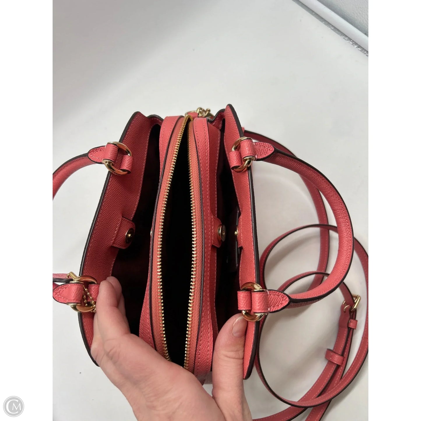 Handbag Designer By Coach, Size: Medium