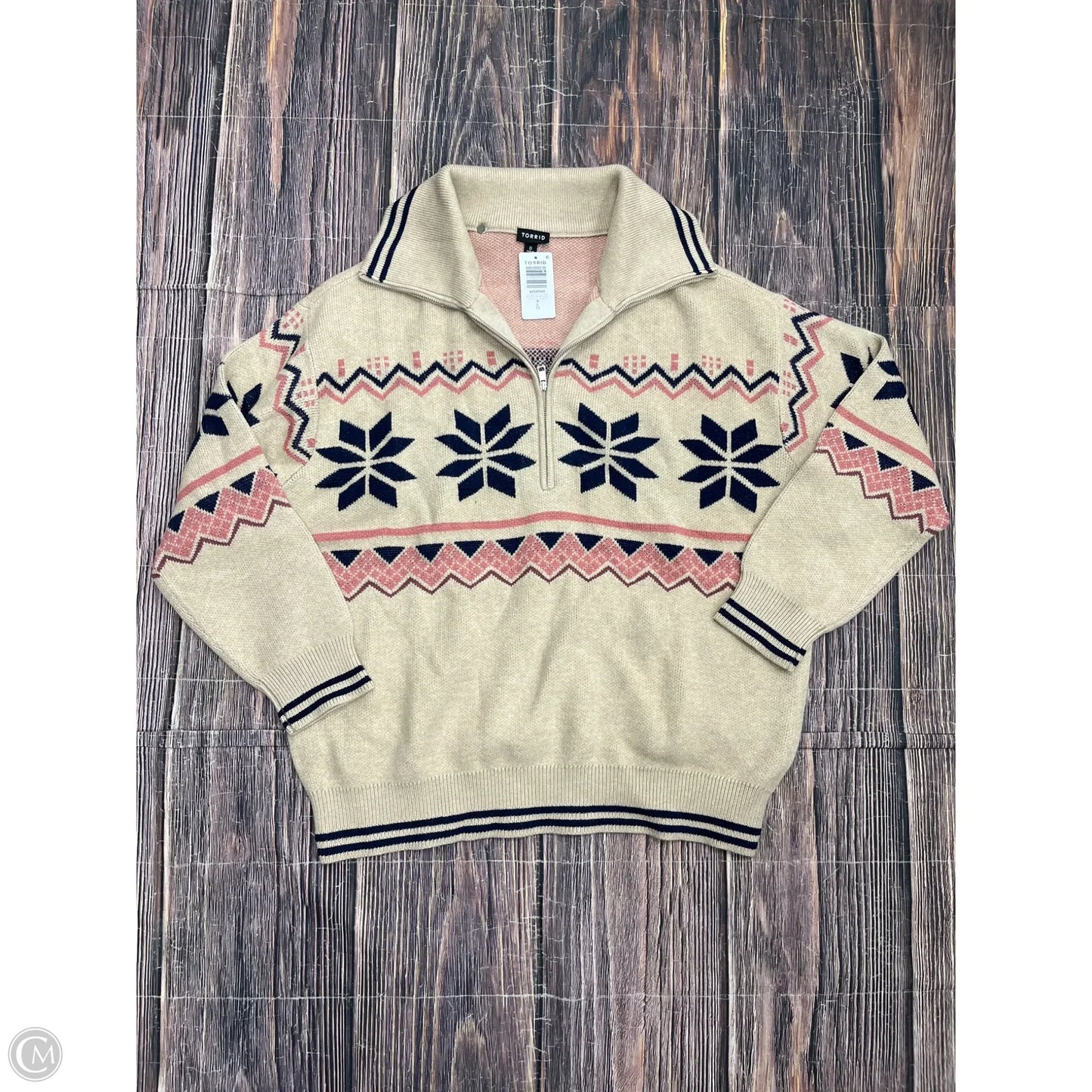 Sweater By Torrid In Tan, Size: L