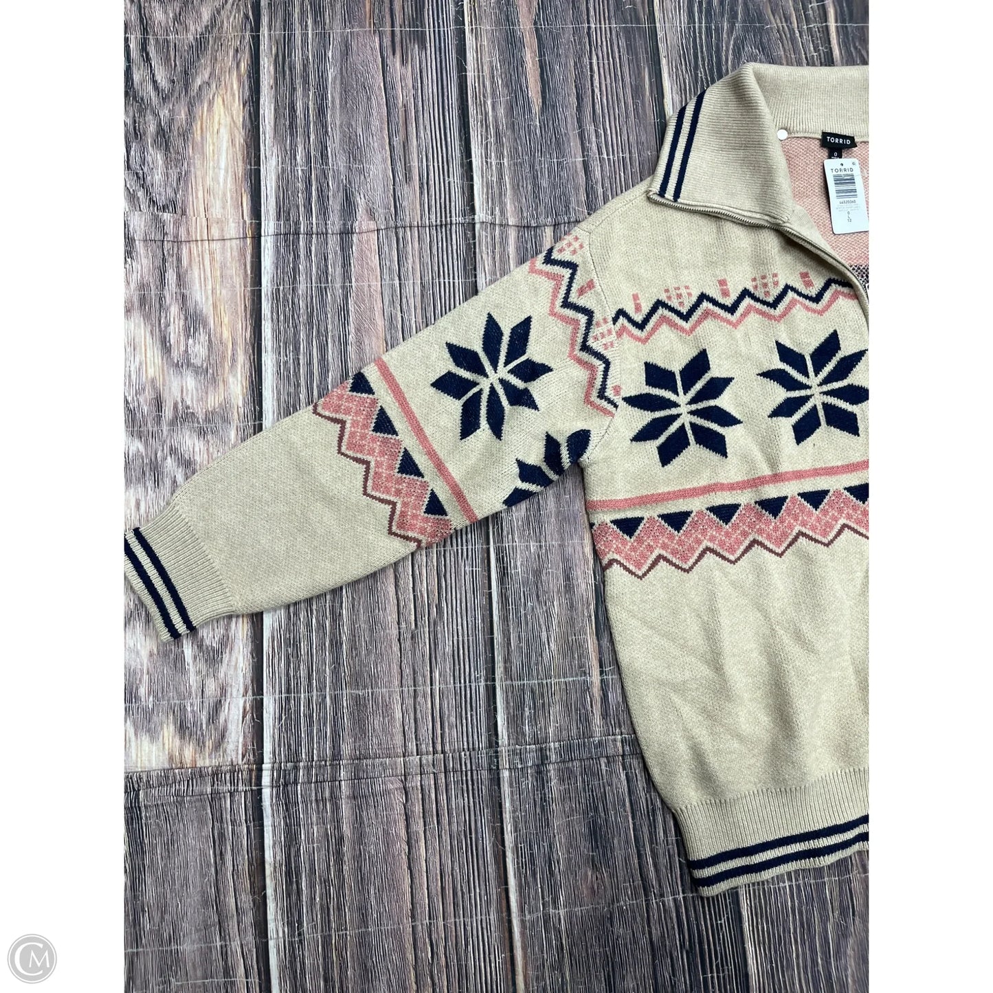 Sweater By Torrid In Tan, Size: L