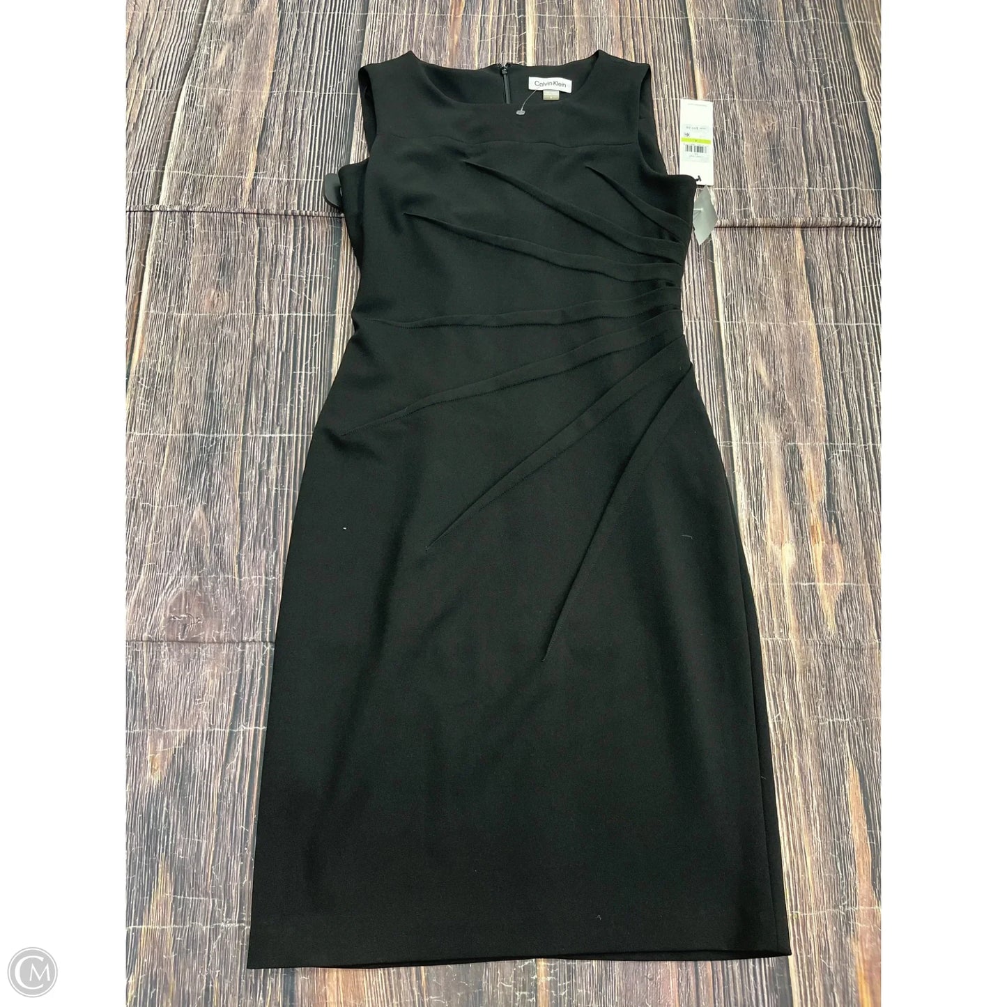 Dress Work By Calvin Klein In Black, Size: 4