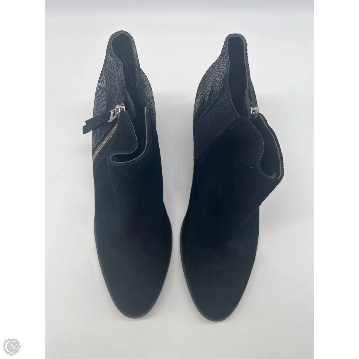 Boots Ankle Heels By Vionic In Black, Size: 10