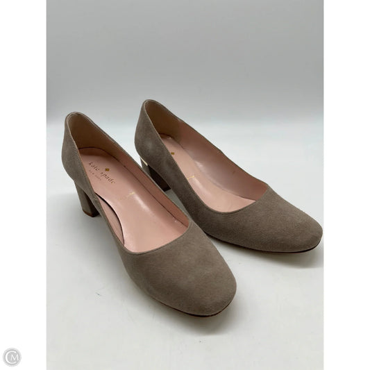 Shoes Designer By Kate Spade In Grey, Size: 6