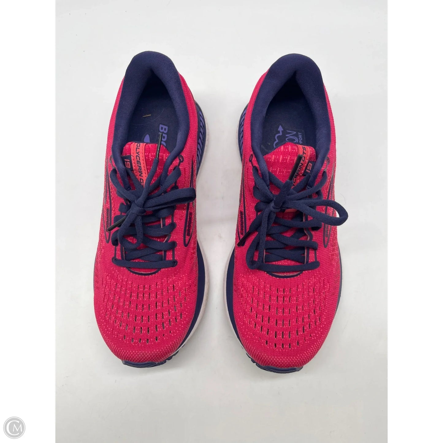 Shoes Athletic By Brooks In Pink & Purple, Size: 8