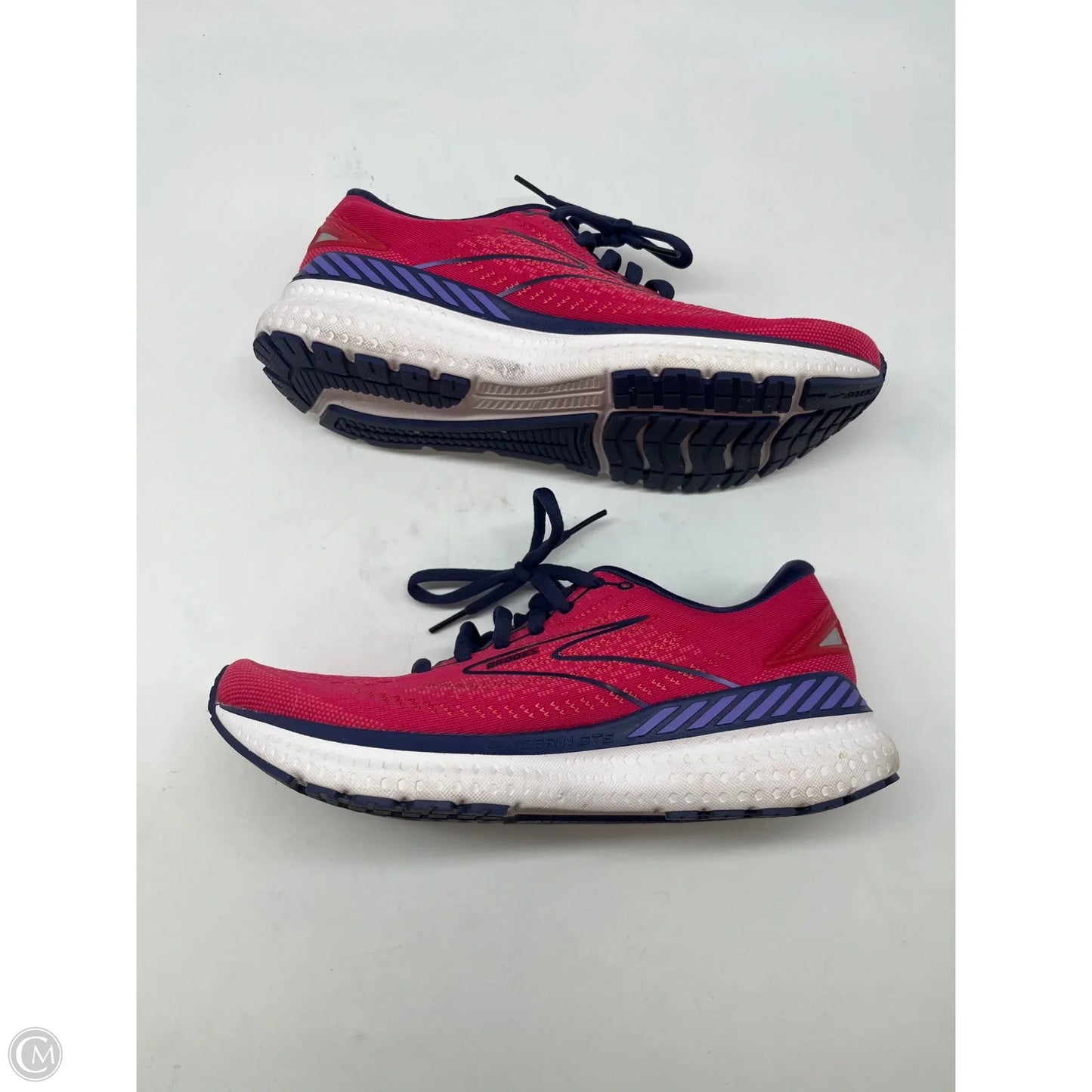 Shoes Athletic By Brooks In Pink & Purple, Size: 8