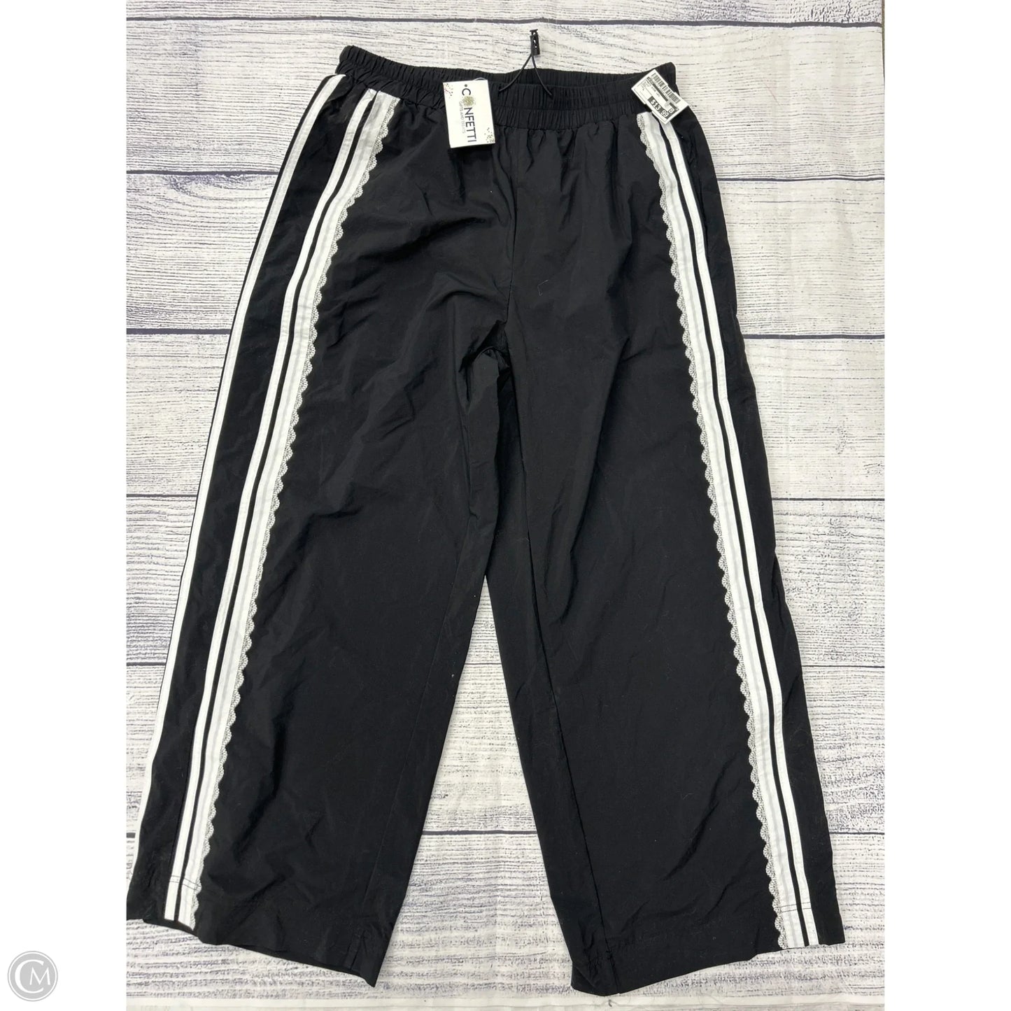 Pants Wide Leg By Bibi In Black, Size: L