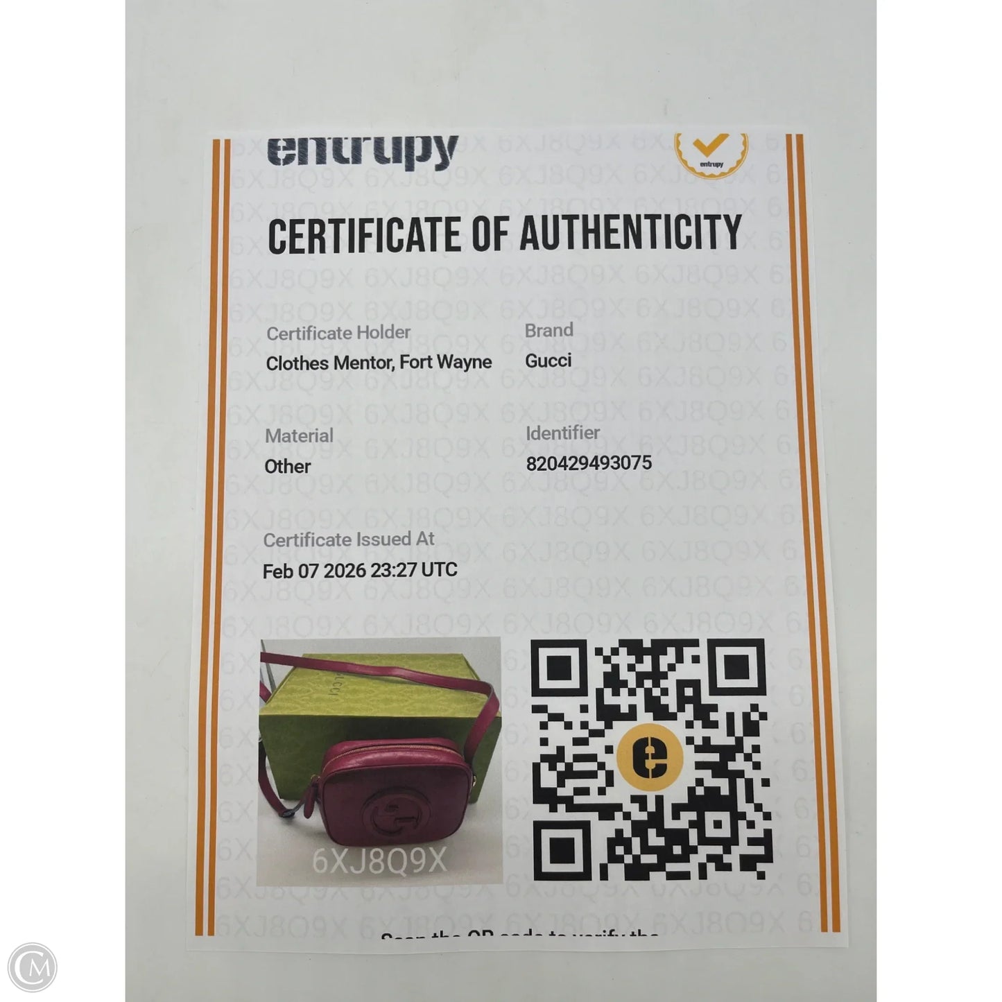 Crossbody Luxury Designer By Gucci, Size: Small