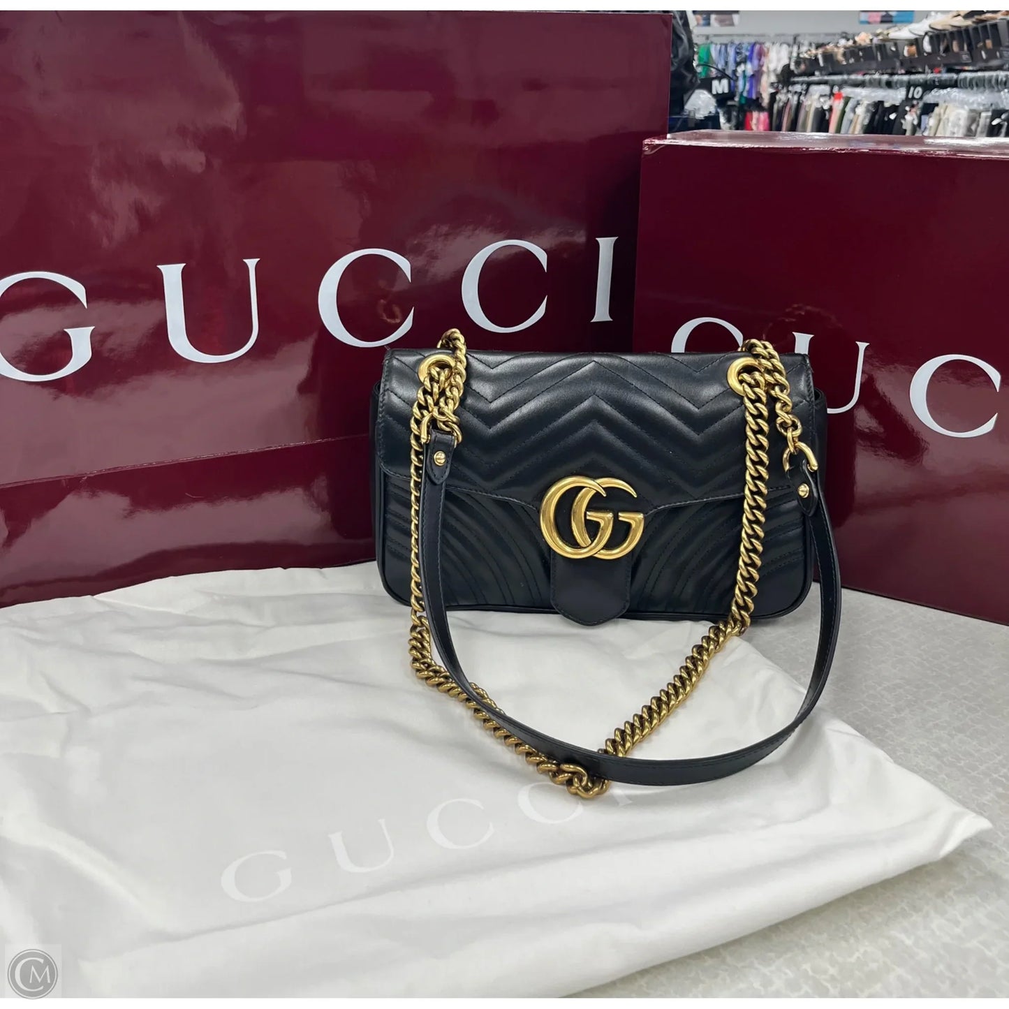Handbag Luxury Designer By Gucci, Size: Small