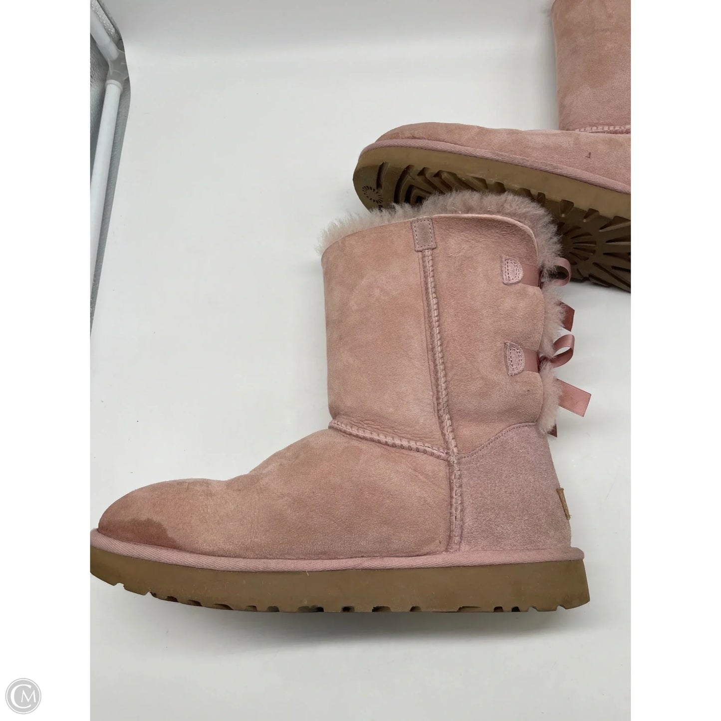 Boots Designer By Ugg In Pink, Size: 11