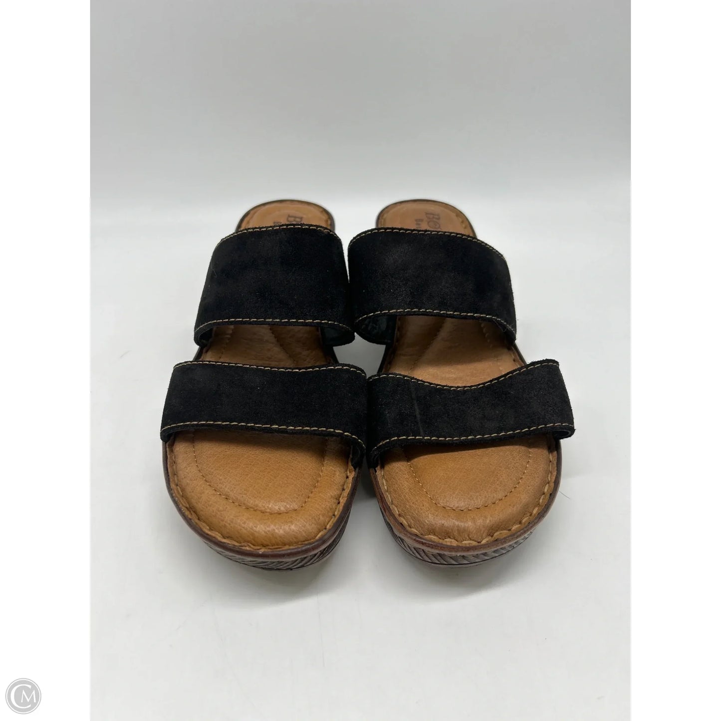 Sandals Heels Block By Born In Black, Size: 9