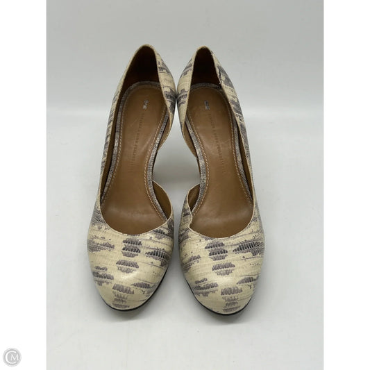 Shoes Heels Wedge By Anthropologie In Animal Print, Size: 9