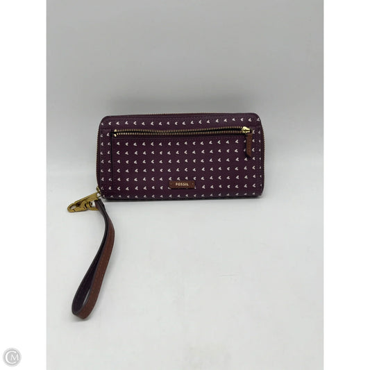 Wallet By Fossil, Size: Large