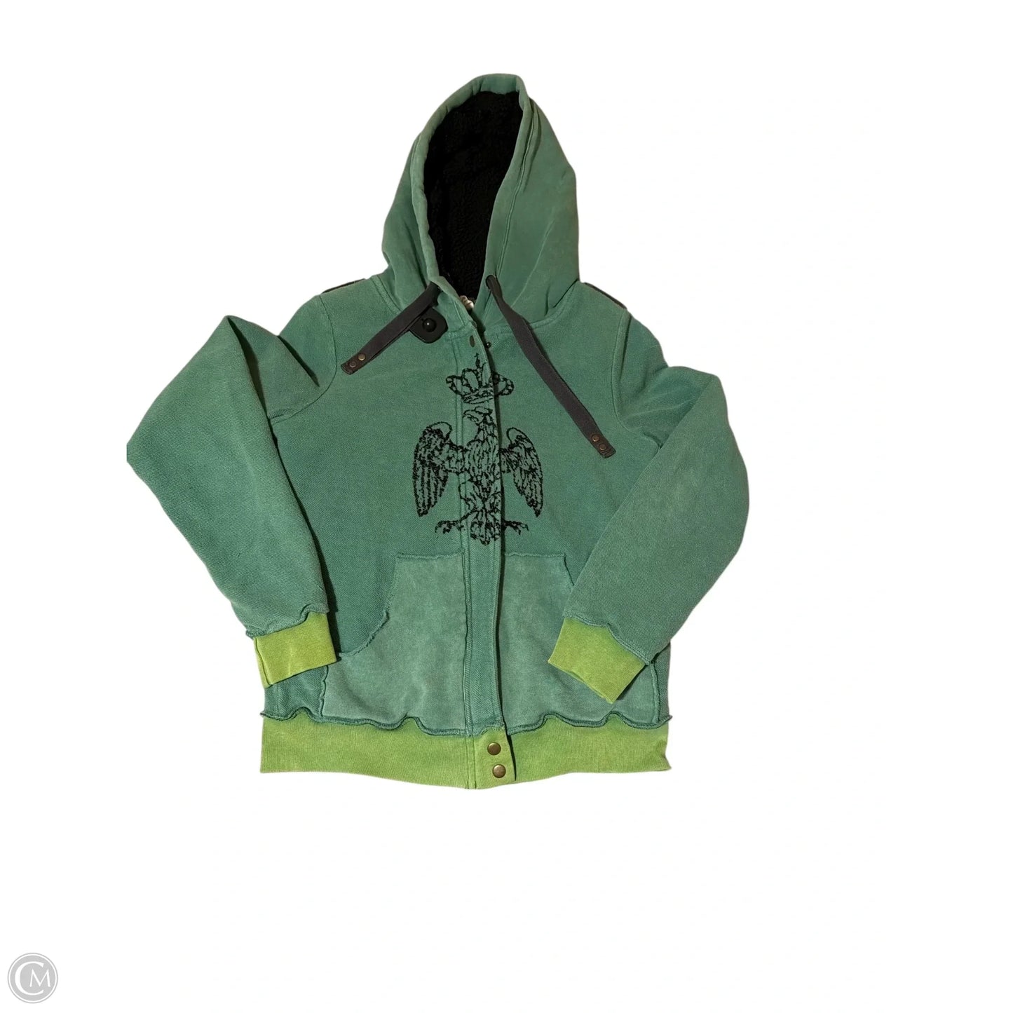Jacket Faux Fur & Sherpa By We The Free In Green, Size: L