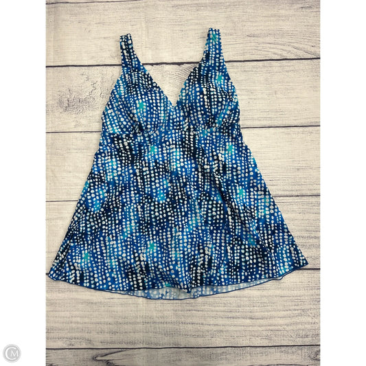 Swimsuit By Clothes Mentor In Blue, Size: 14