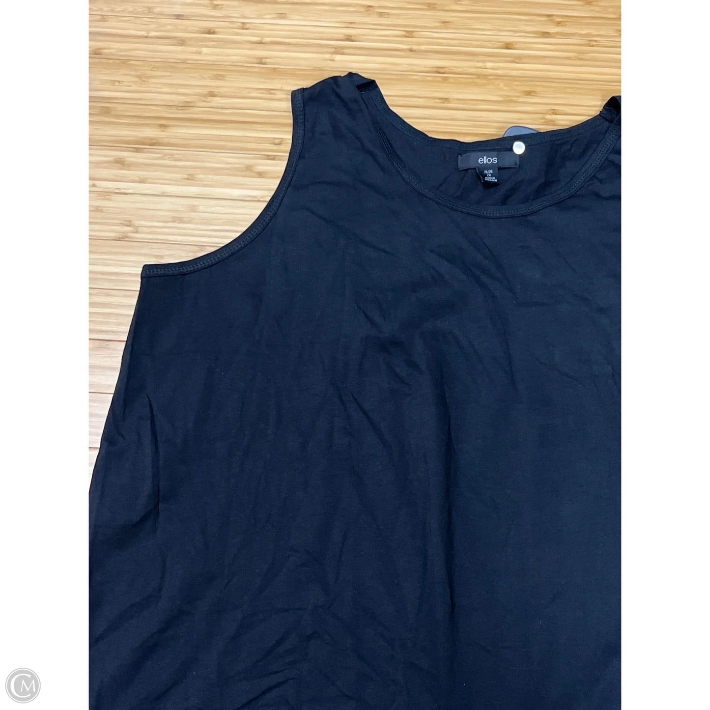 Tank Top By Ellos In Black, Size: 2x