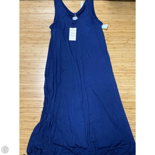 Dress Casual Maxi By Clothes Mentor In Blue, Size: Xl