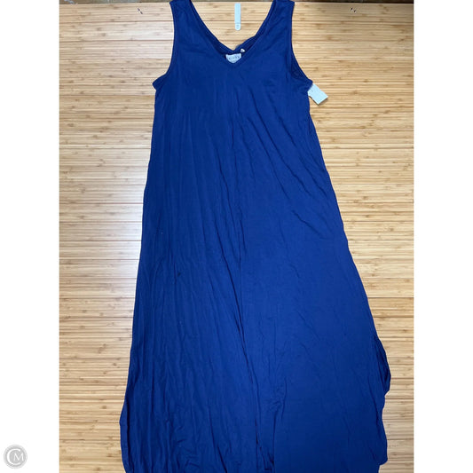 Dress Casual Maxi By Clothes Mentor In Blue, Size: Xl