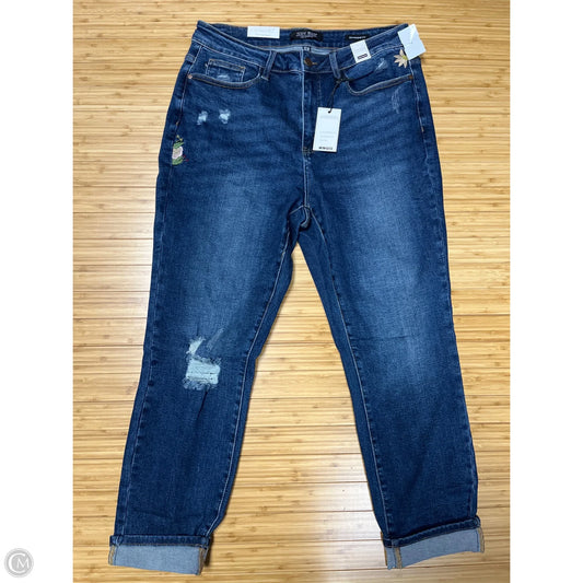 Jeans Boyfriend By Judy Blue In Blue Denim, Size: 16W