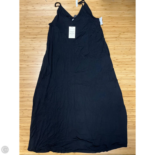Dress Casual Maxi By Clothes Mentor In Black, Size: Xl