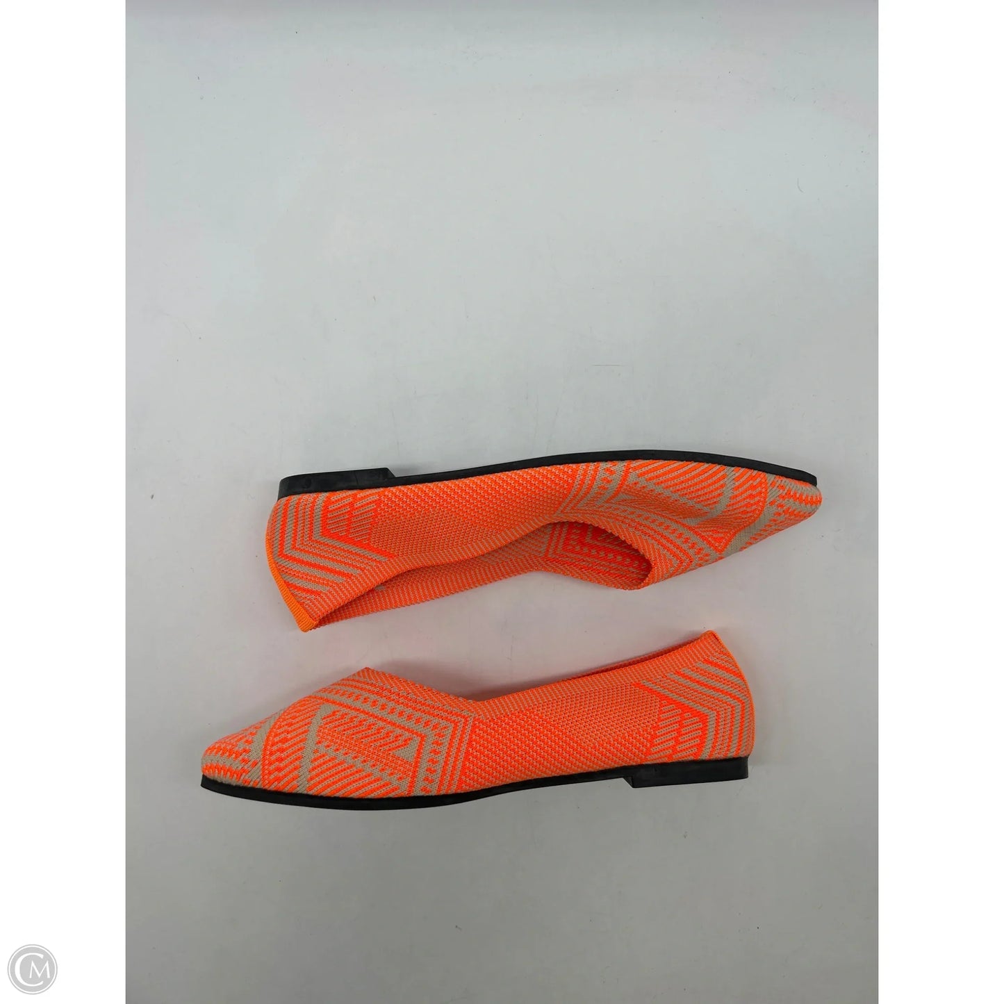 Shoes Flats By Clothes Mentor In Orange, Size: 7