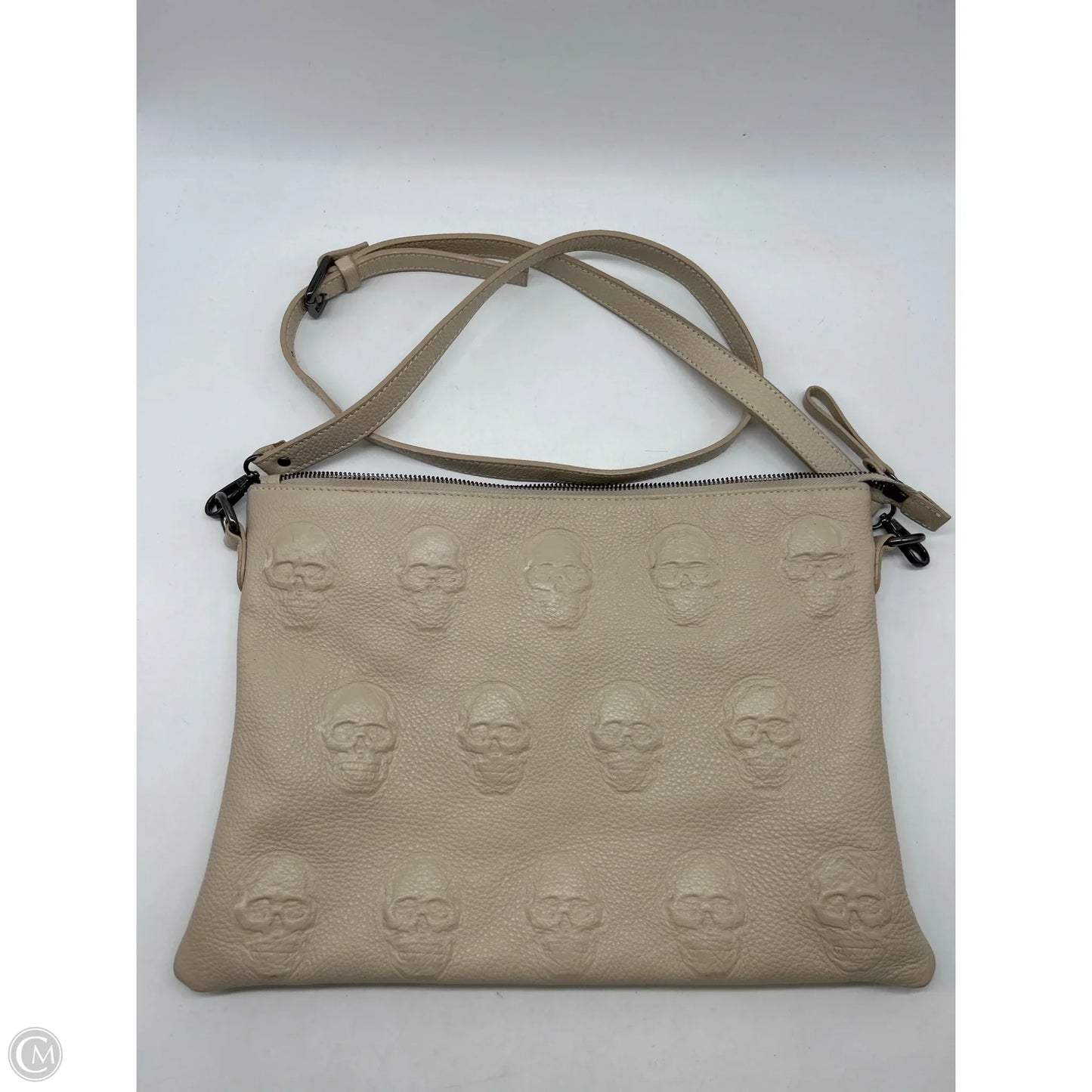 Crossbody Leather By Clothes Mentor, Size: Medium