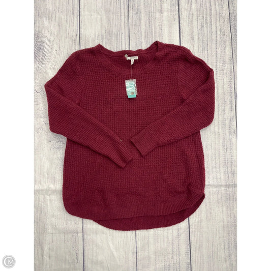 Sweater By Maurices In Maroon, Size: L
