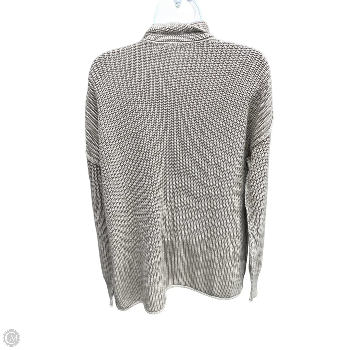 Sweater Cardigan By American Eagle In Tan, Size: Xxs