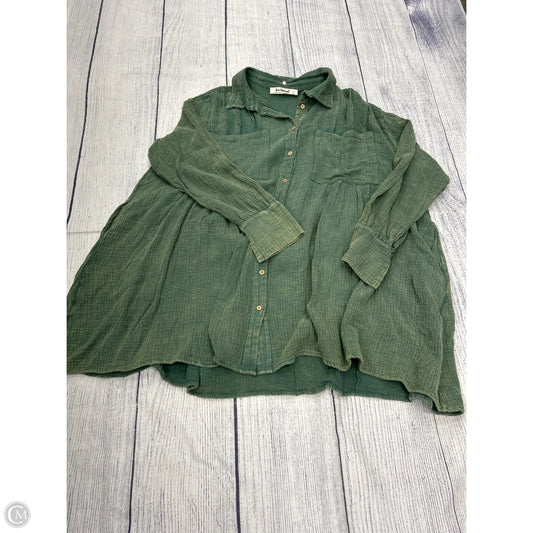Dress Casual Short By Three Bird Nest In Green, Size: L