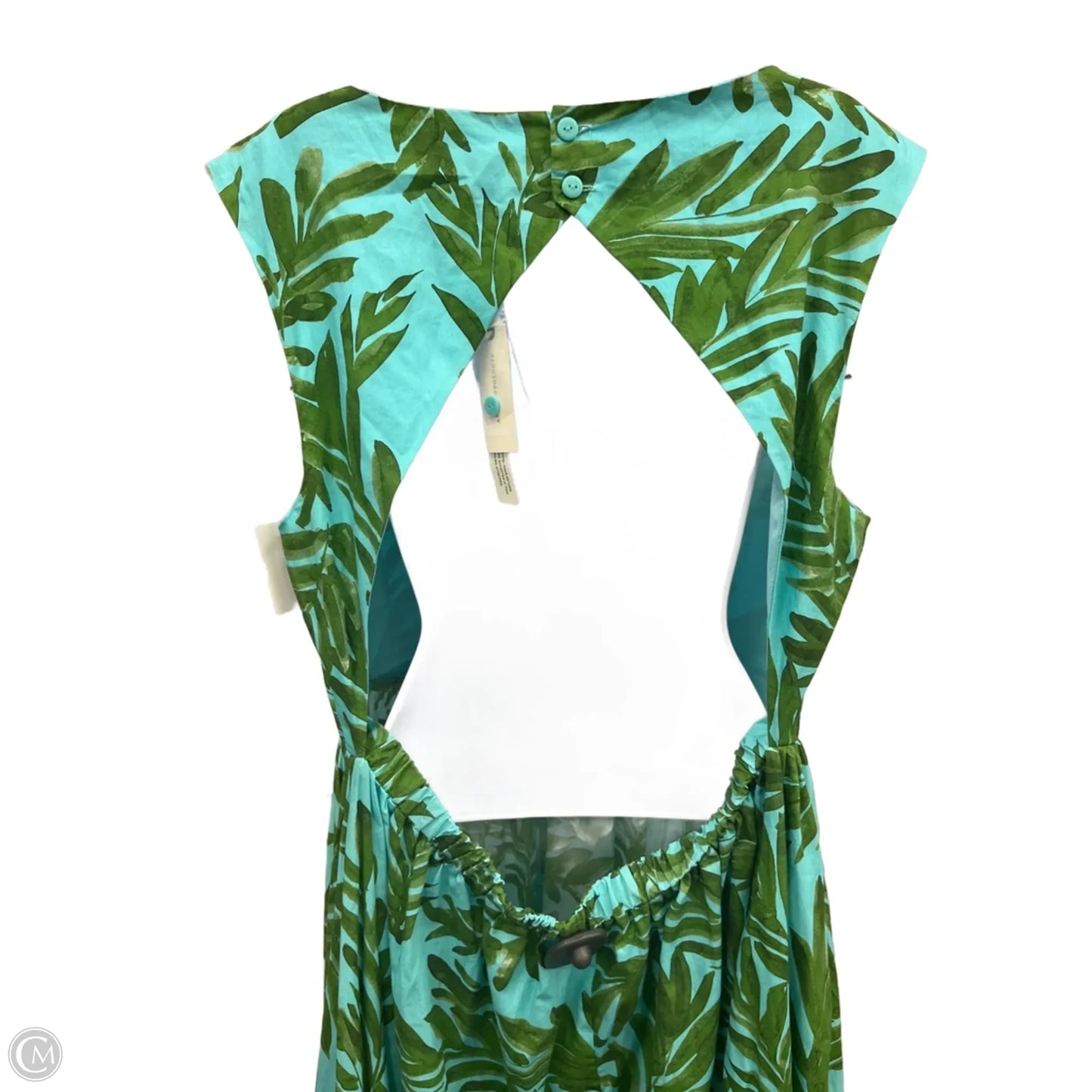 Dress Casual Maxi By Corey Lynn Calter In Blue & Green, Size: Xl