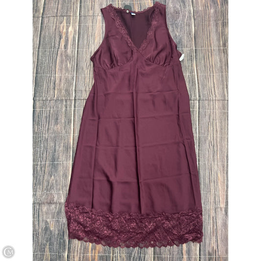 Dress Casual Maxi By Old Navy In Maroon, Size: Xl Petite