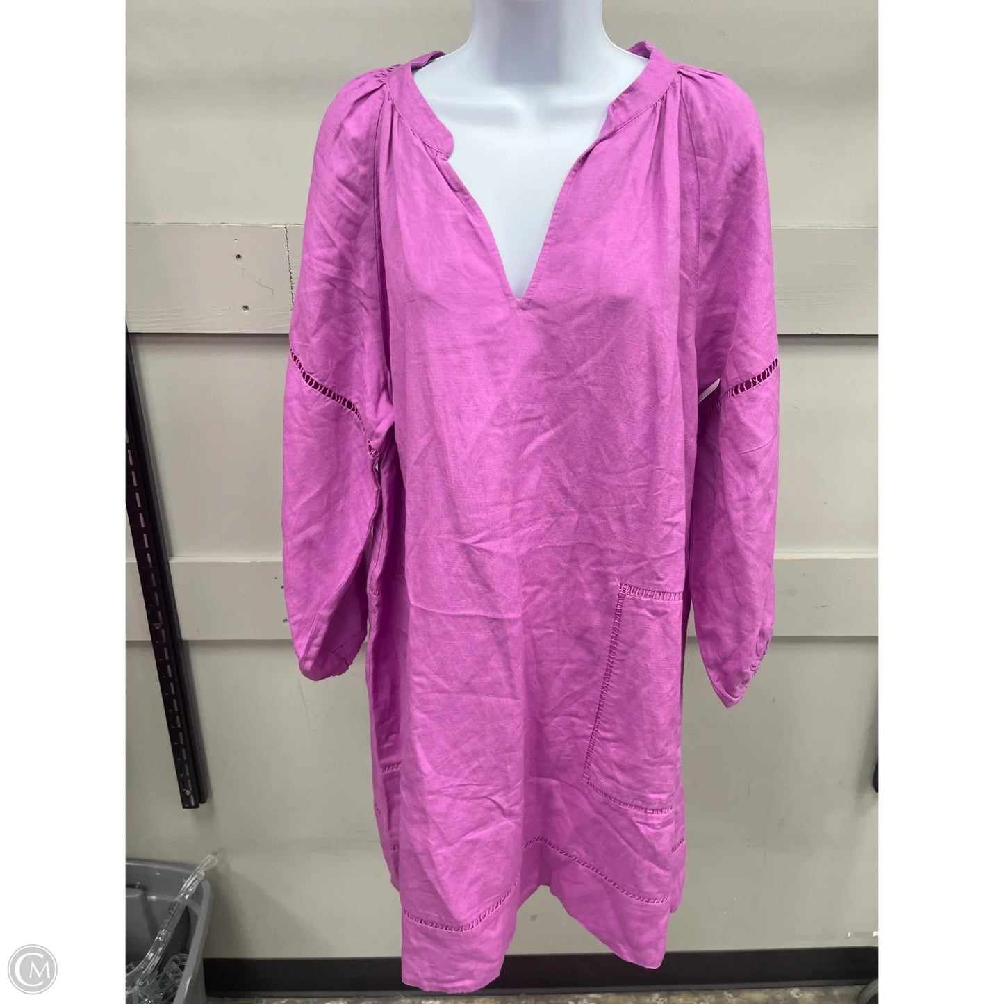 Dress Casual Short By Loft In Purple, Size: L