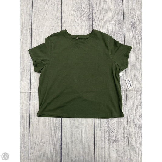 Top Short Sleeve Basic By Old Navy In Green, Size: Xl