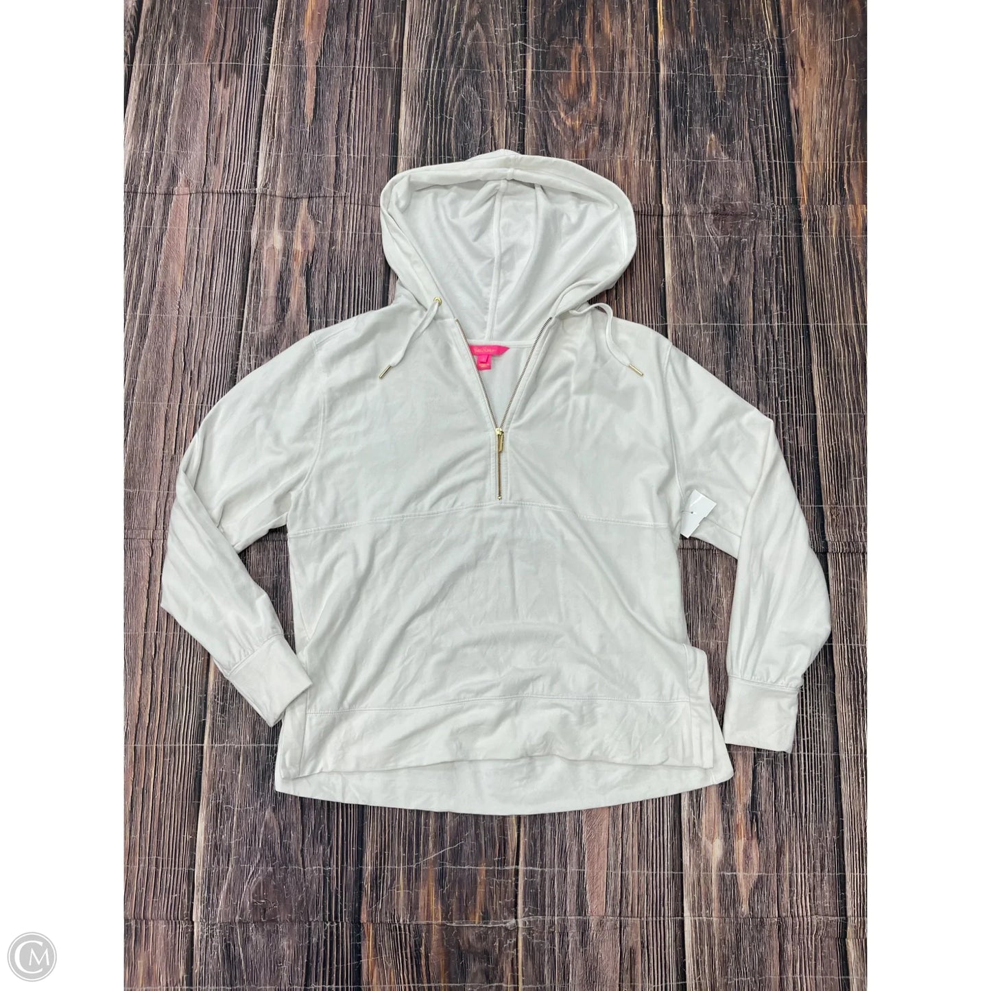 Sweatshirt Designer By Lilly Pulitzer In White, Size: S