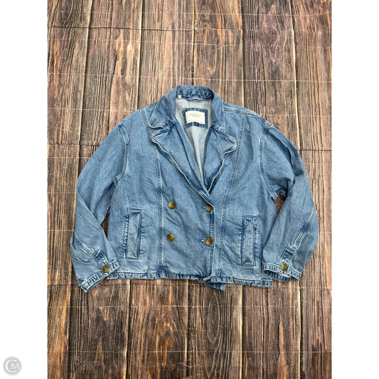 Jacket Denim By American Eagle In Blue Denim, Size: 1x