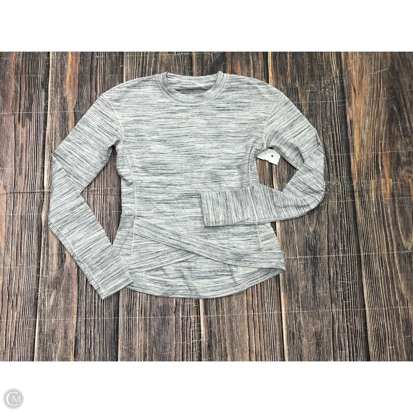 Top Long Sleeve By Lululemon In Grey, Size: S