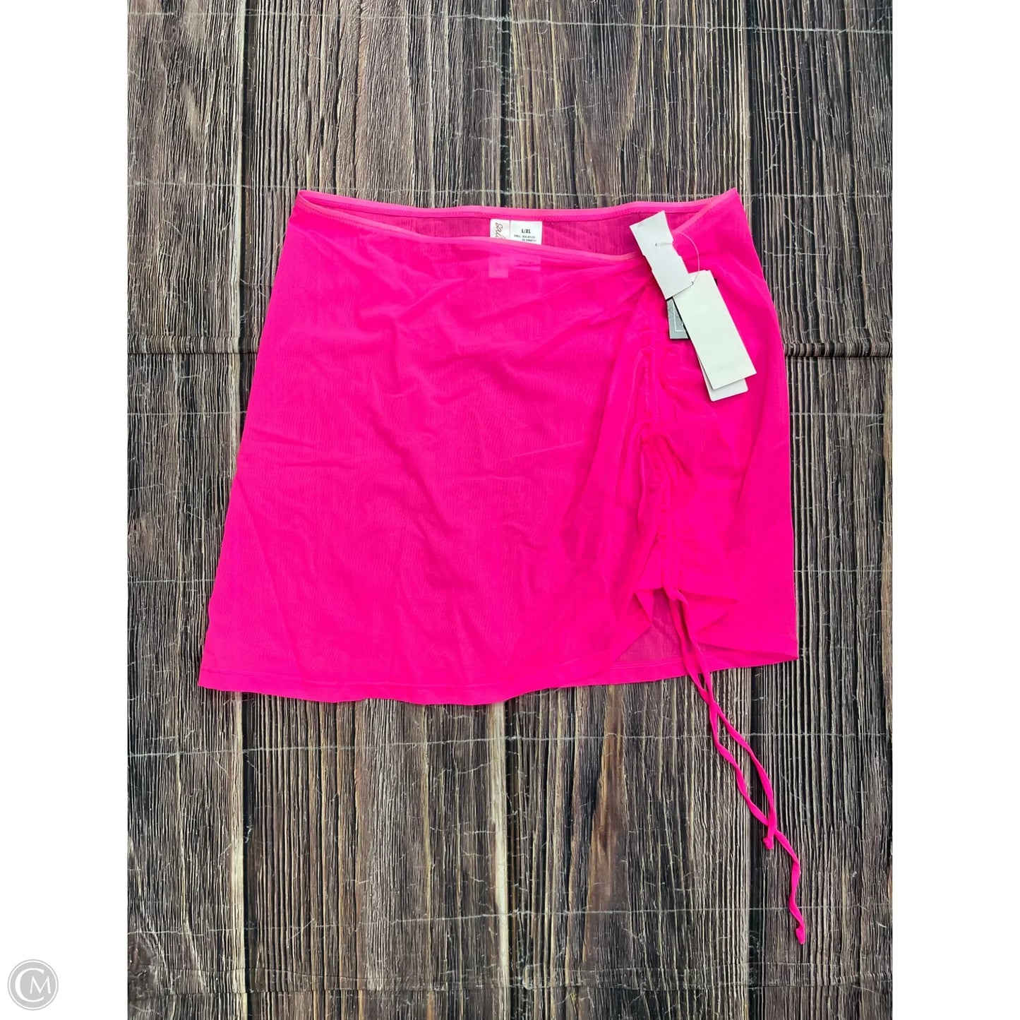 Swimwear Cover-up By Clothes Mentor In Pink, Size: L