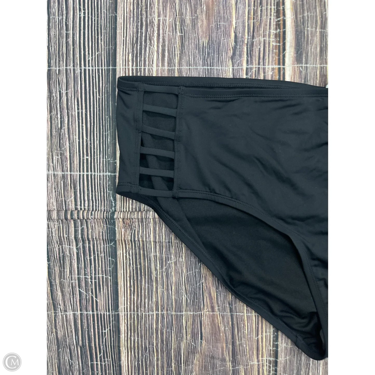 Swimsuit Bottom By Clothes Mentor In Black, Size: 3x