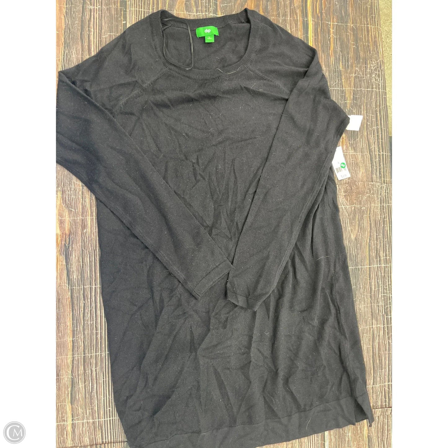 Dress Sweater By Dip In Black, Size: Xl