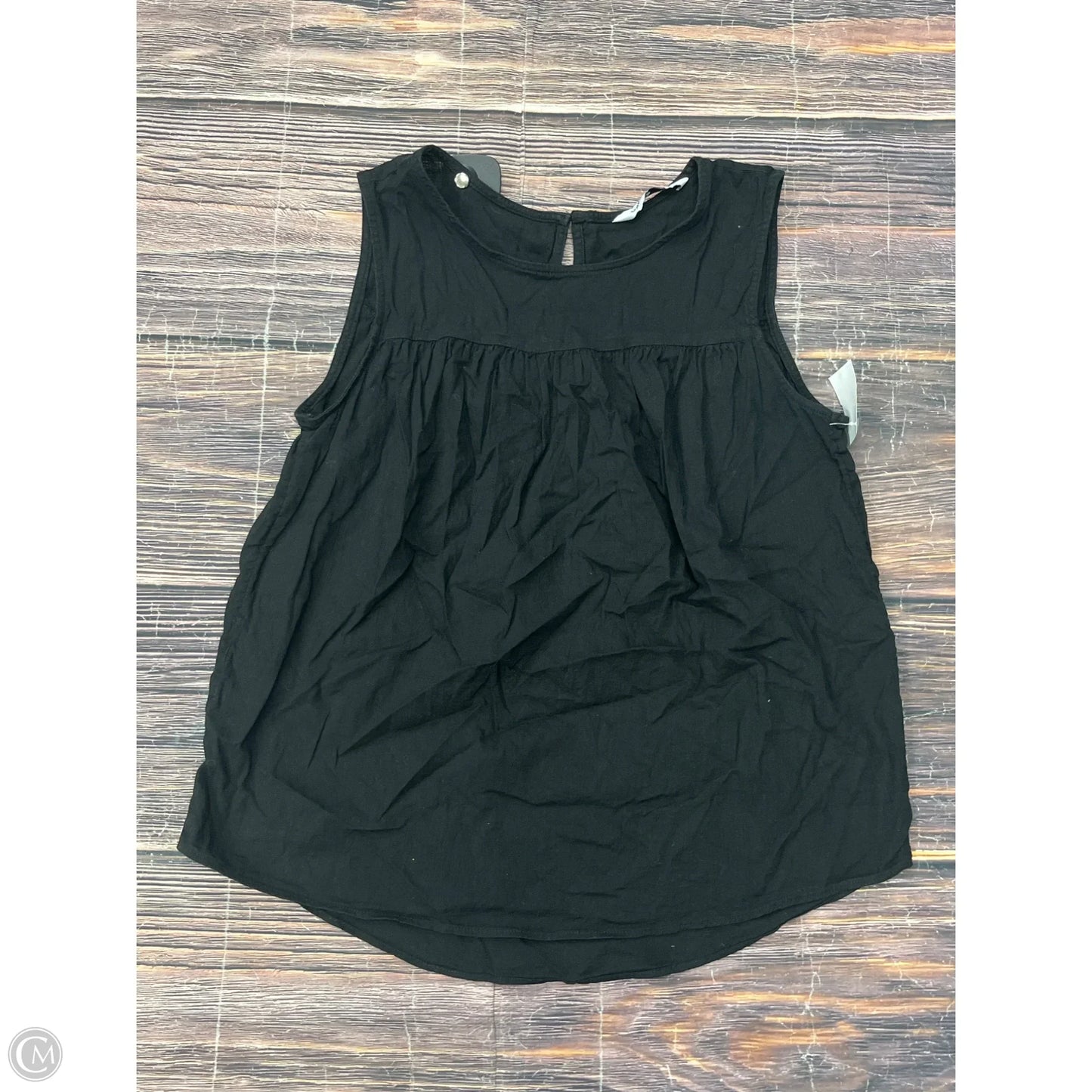 Tank Top By Sonoma In Black, Size: M